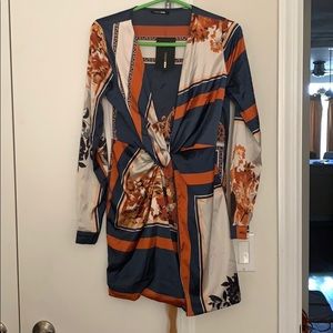 Whole Lotta Class Satin Mini Dress